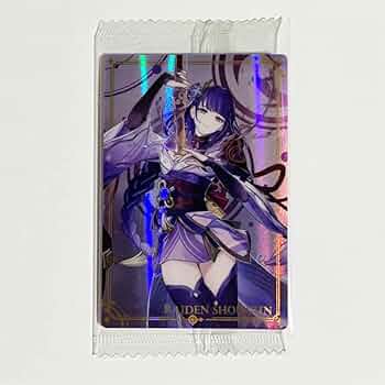 原神　ウエハース　雷電将軍　psa10 原神ウエハース 雷電将軍 psa10 - メルカリ