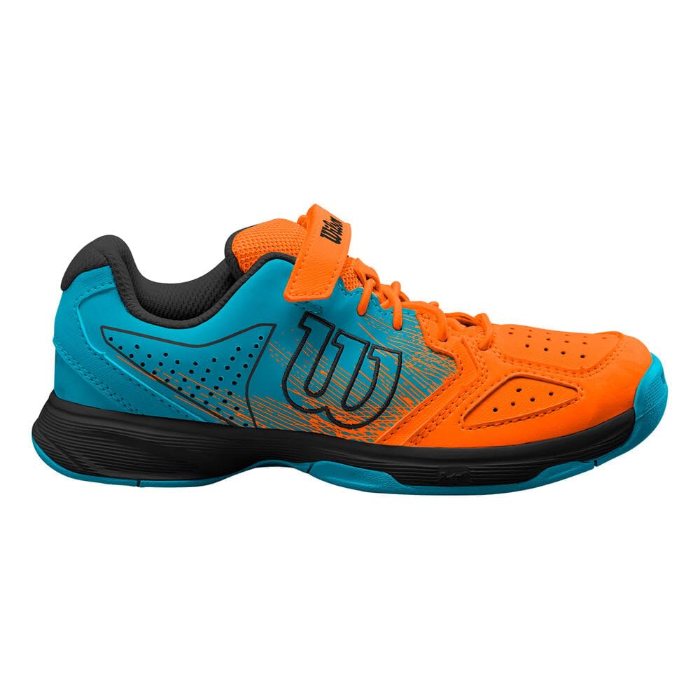 Wilson Enfants KAOS Bela K Orange Tig/Barr Reef/BK Chaussures Chaussures Toutes Surfaces Orange - Turquoise 33 1/3