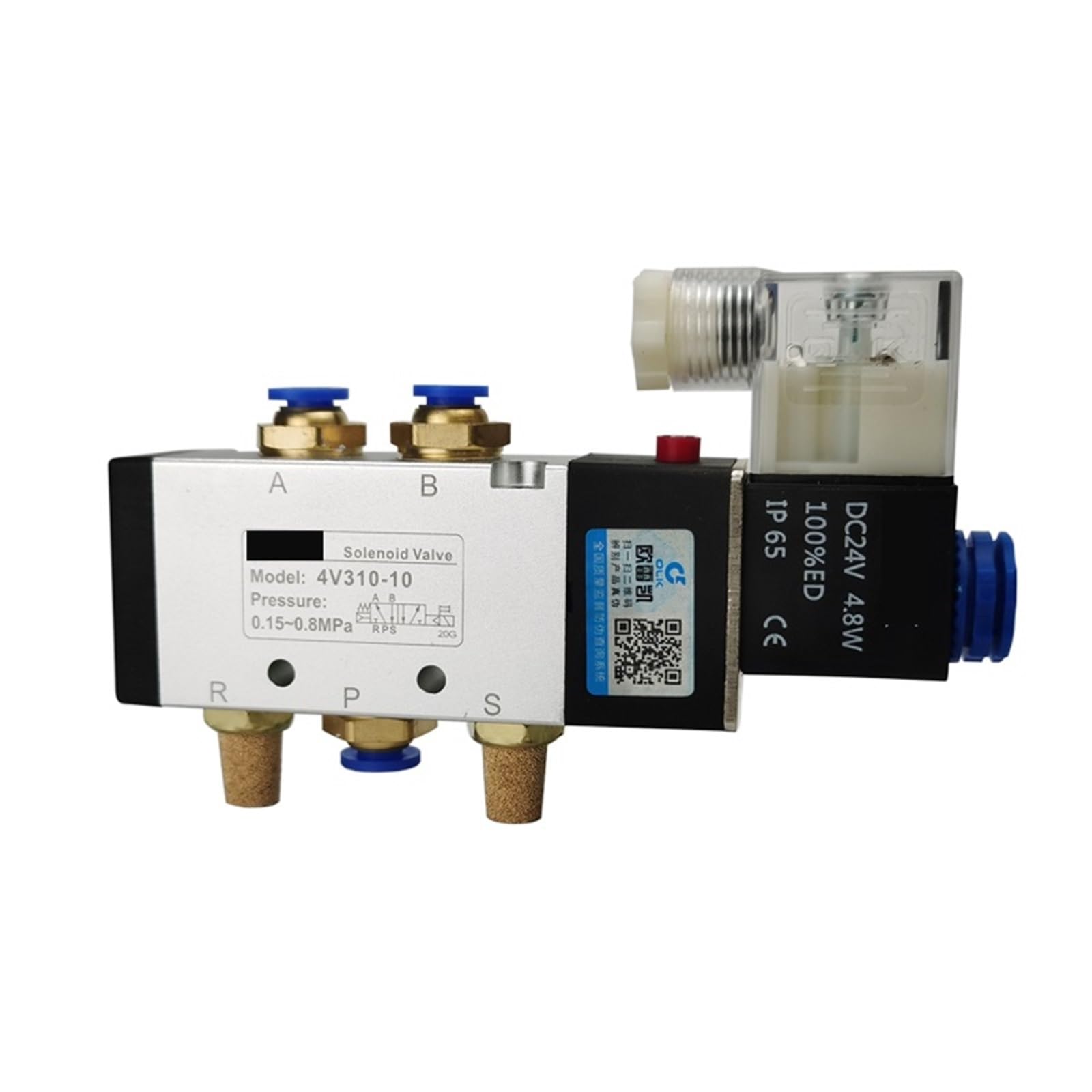 Électrovanne pneumatique 4V310-10 5/2 voies AC110V pour contrôle de l'air et du gaz