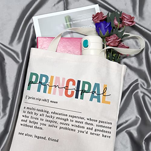 GJTIM Principal Gift Assistant Principal Gift Principal Definition Tote Bag Principal Appreciation Gift Teacher End of Year Gift (Principal Tote)3