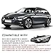 TUSDAR Headlight Assembly Compatible With 2012-2015 BMW 3- Series 320i 328i 335i [Halogen Model],12 13 14 15 BMW 3-Series F30 Headlamp Replacement Driver+Passenger Side(Bulbs included)