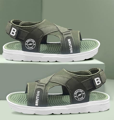 Image of BRUTON Men's Thong Sandals | Casual Open Toe Sandals for Men | Comfortable Daily Wear Footwear | Lightweight Summer Sandals
