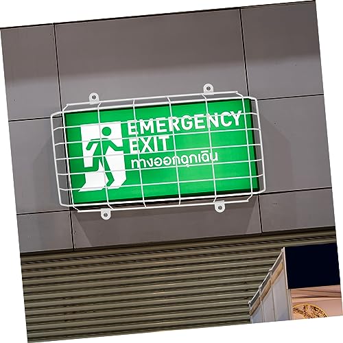 Panneau de signalisation de sortie de secours en fer blanc avec batterie intégrée - 7