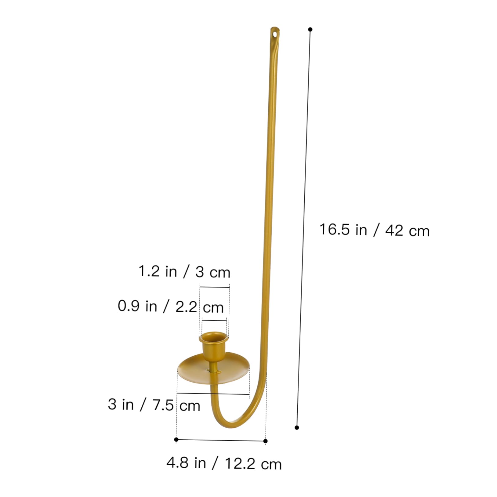 Cabilock 2Pcs Candle Sconces Wall Decor Metal Candle Holders for Wall Mount Sturdy Stylish Candle Holders for Home Decoration Easy Installation Present for Any Occasion