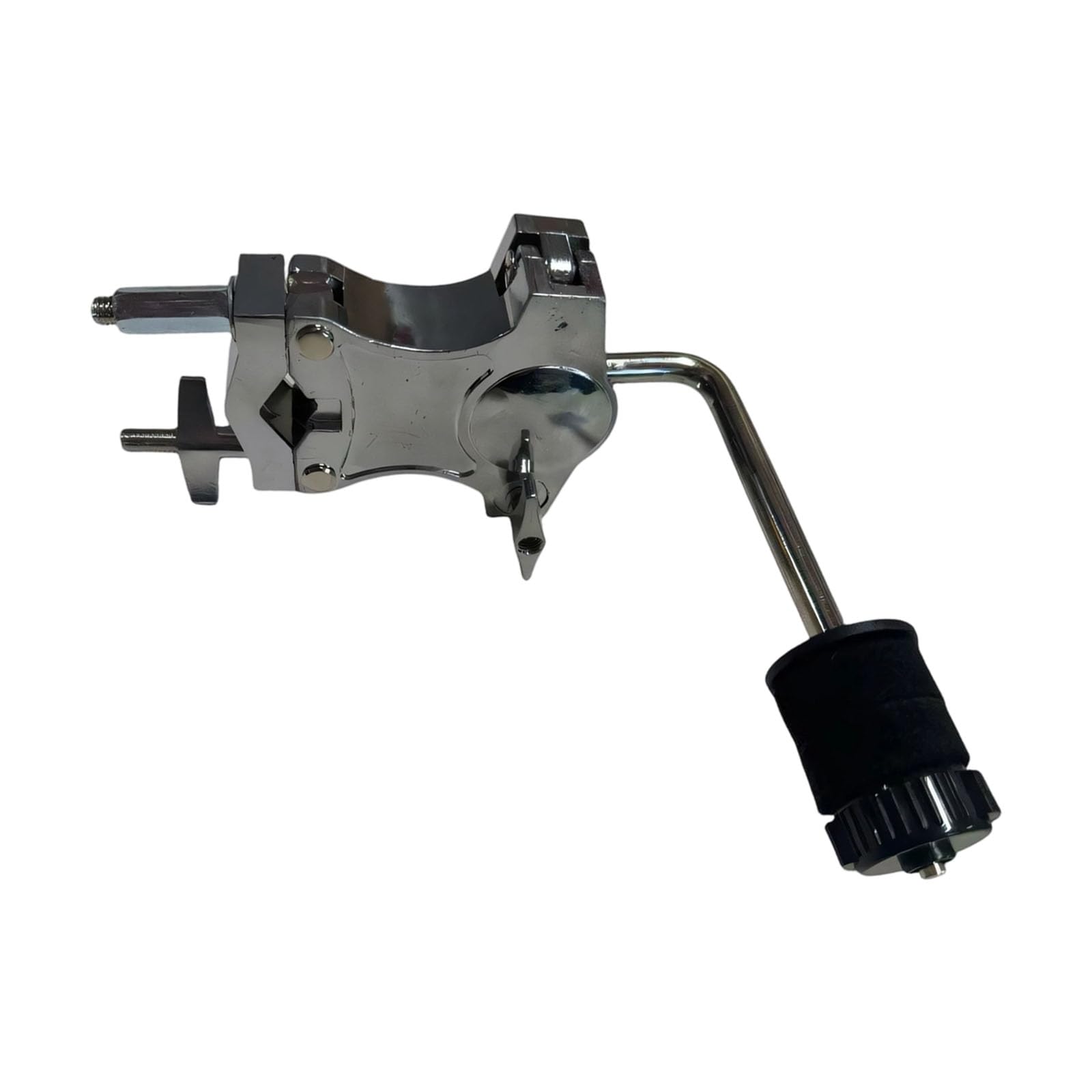 Soporte de metal para cencerro de tambor, clip de extensión, soporte de conexión, abrazadera de batería, piezas de repuesto de hardware duradero