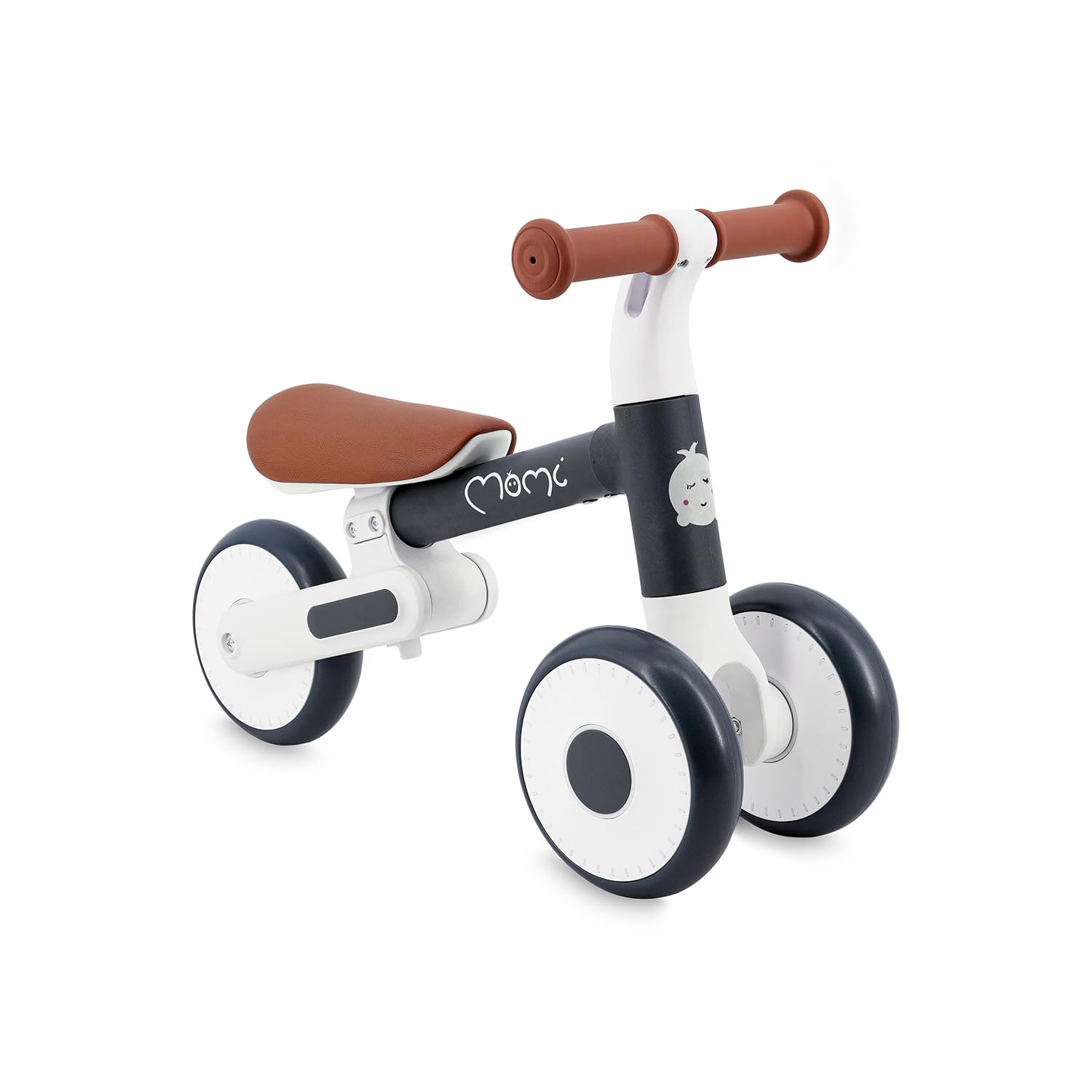Momi Bicicleta sin Pedales Dex para niñas y niños de 1 a 3 años, Cuadro Plegable, sillín Regulable en Altura, Ruedas de plástico Resistentes a pinchazos, Peso Solo 2 kg