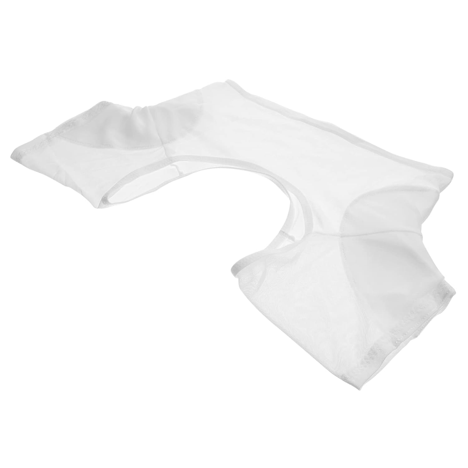 NOLITOY Women s Washable Underarm Sweat Vest Breathable Armpit Sweat Shirt for Summer Activities Comfortable and Skin-Friendly Design White Mesh
