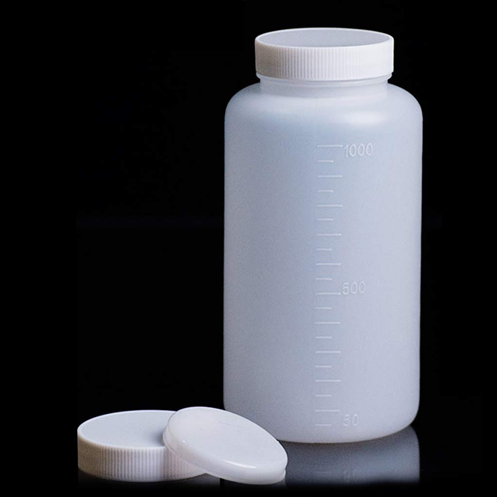 10 bottiglie di plastica vuote graduate per laboratorio chimico, 150 ml