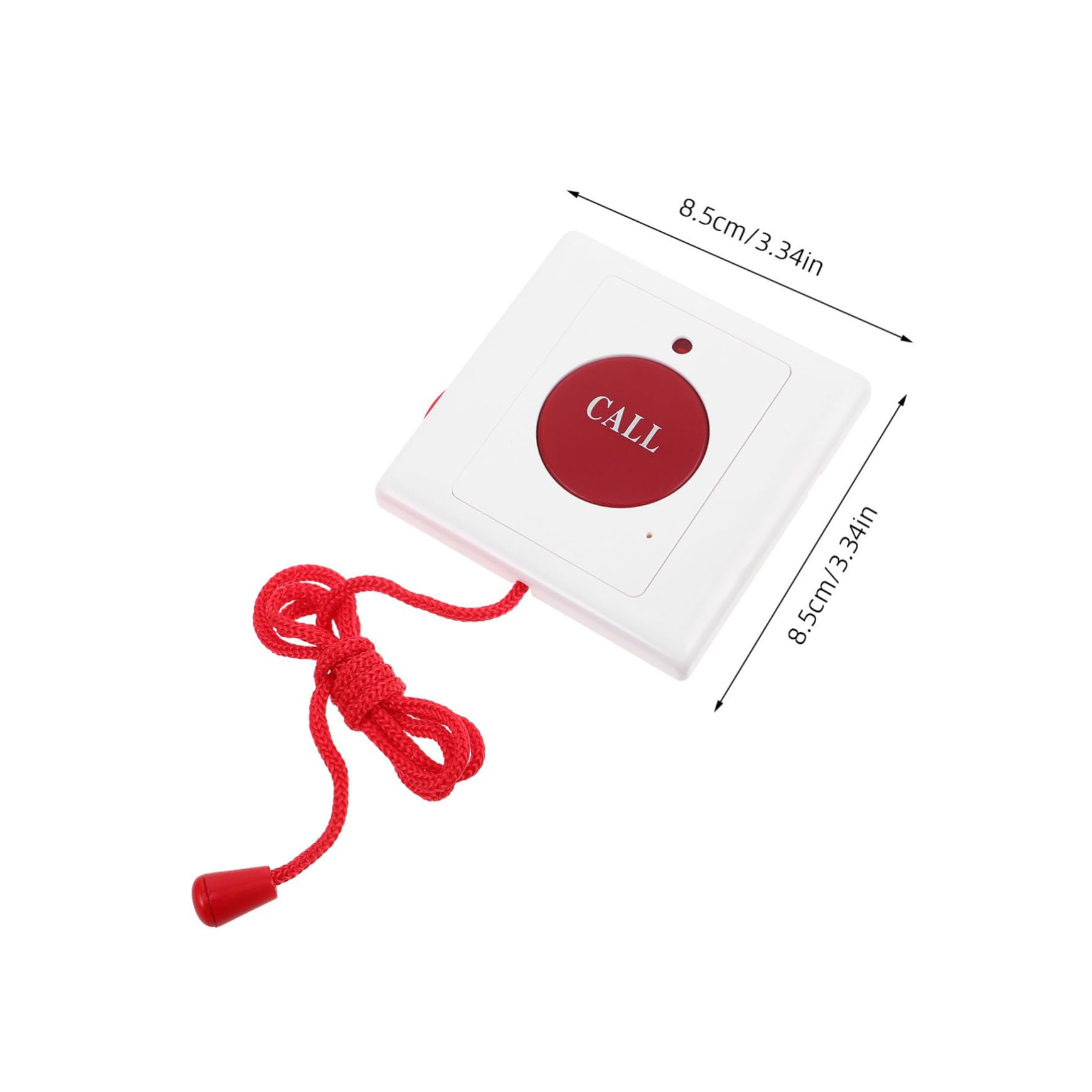 BESTonZON Dual Alarm Disabled Emergency Call Button with Cord Assistive Device for Home Outdoor and Travel Reliable Shower Alarm Button for Seniors and Patients