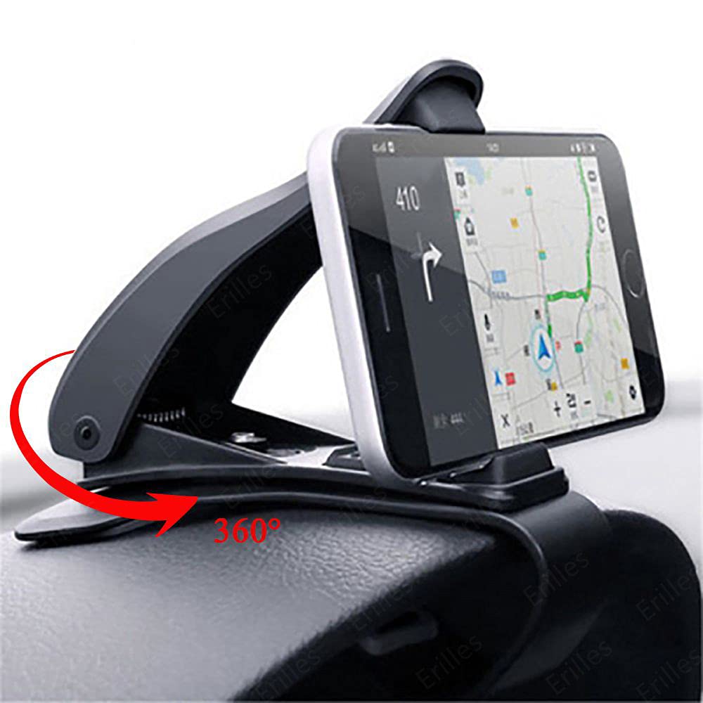 I FUSION 360 Spinnable Clip Base Car Dashboard Phone Holder for iPhone 13/12 /11 Pro Max/Samsung S20/S10