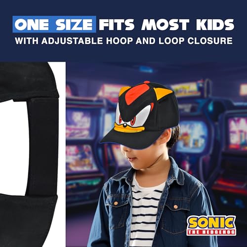 Concept One Sonic The Hedgehog Cap, Kids Adjustable Baseball Hat4