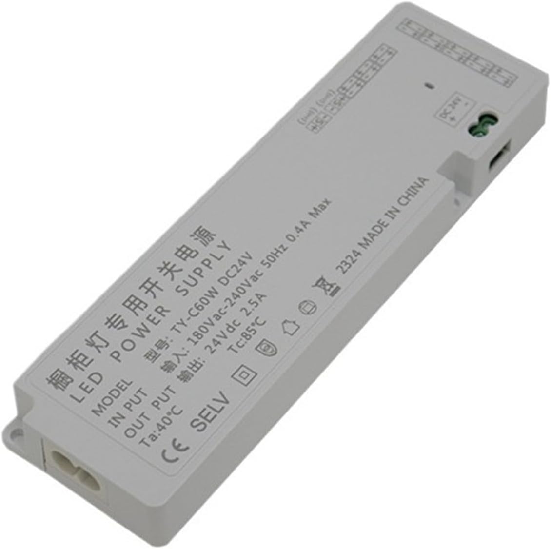 Led 12v 24v cabinet switching power supply wardrobe wine low voltage 36w 60w 100w dual port transformer(24V-36W-5 ports)