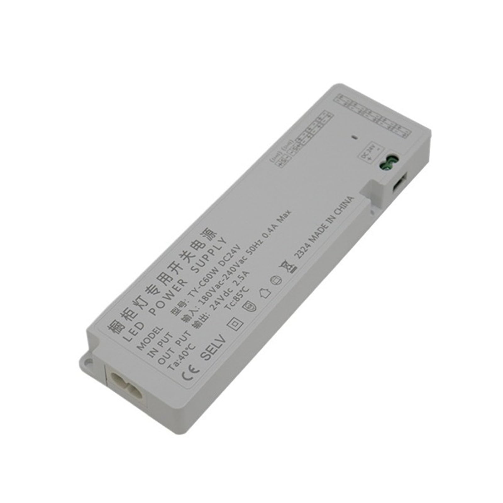 Transformateur double port basse tension 24V pour dissimuler les câbles d'armoire