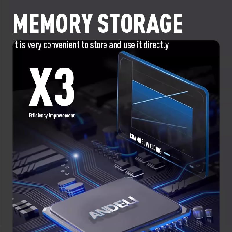 Miniatura 5 de ANDELI Soldador TIG MOS Tubo multifuncional Máquina de soldadura en frío con máquina de soldadura TIG en frío por pulso calientefrío TIG (110220V)