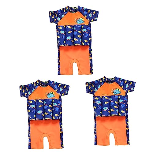 Sosoport 3 Stück Jungen-Badeanzug Schwimmweste Baby-Badeanzug Jungen...