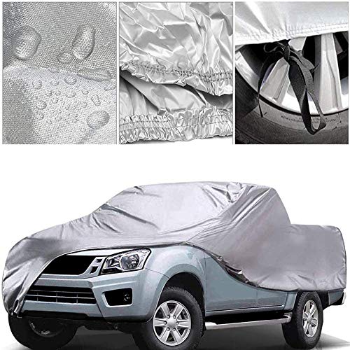 Preisvergleich Produktbild Eustoma LKW-Pickup, Wasserdichten LKW Autoabdeckung - LKW-Pickup-Fahrzeugabdeckung - Vollgarage Autoabdeckung Autogarage Auto Vollgarage Plane Sonnenschutz (528cmx178cmx165cm)