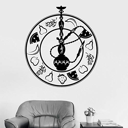 WANGHH Obst Shisha Vinyl Wandtattoo Shisha Aufkleber Lounge Bar Raucherzimmer Wanddekoration Aufkleber Home Decoration… – Bild 3