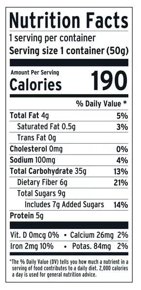 Avena Instantánea Orgánica Purely Elizabeth, Chocolate Oscuro, 12 Unidades miniatura 2