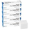 1000 Count 2x2 Gauze Pads - Soft 4-Ply Non Woven Sponges - Non Sterile Dental & Esthetic Wipes - All Purpose Medical Gauze Squares for First Aid, Surgical, Wound Dressing (5 Packs of 200)