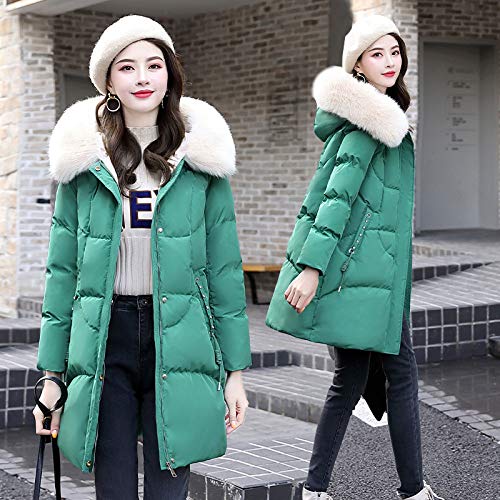 Doudoune femme contre le froid veste longue lâche pour l hiver
