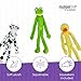 Multipet Swingin' Slevin Frog Dog Plush Toy - Squeaky Dog Toy for All Dogs - Extra Soft Plush Dog Toy - Stuffed Animal Dog Toy for Cuddling & Playing - Cute Dog Pet Toy (27”, Green, 5 Squeakers)