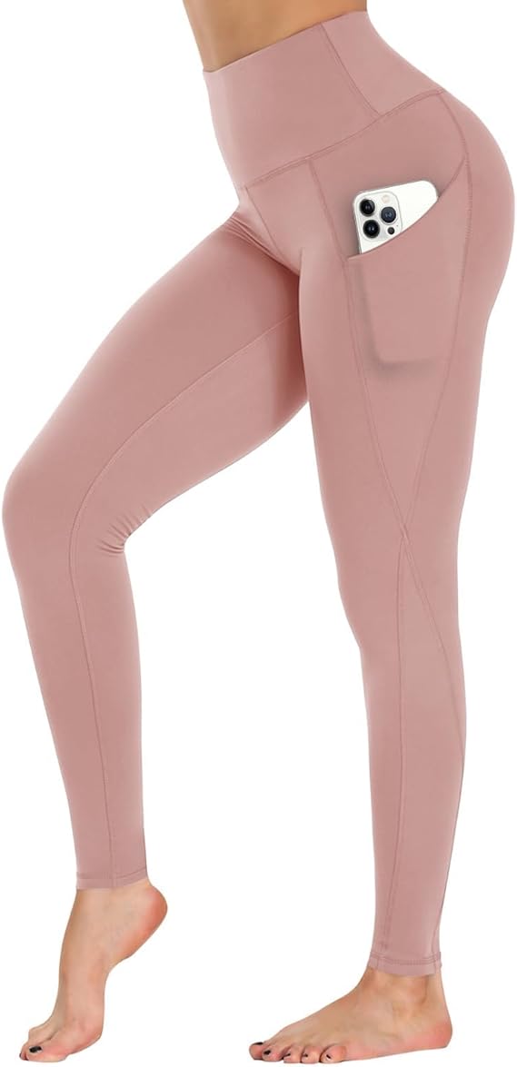 GAYHAY High Waist Yoga Pants with Pockets, Leggings for Women Tummy Control Compression Workout Leggings for Women