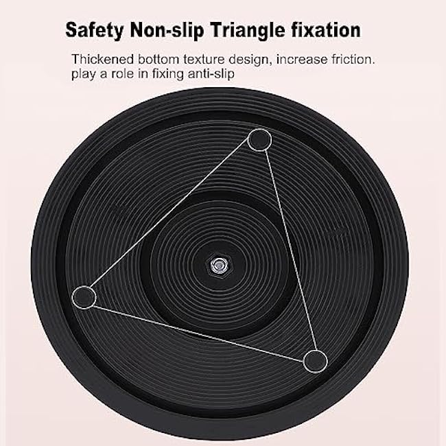 Ab Twist Waist Disc Board,Adjustable Waist Trainer Twisting Disc with Handles,Waist Slimming Balance Rotating Disc with Massage Foot Sole for Slimming Waist Arms Hips and Thighs