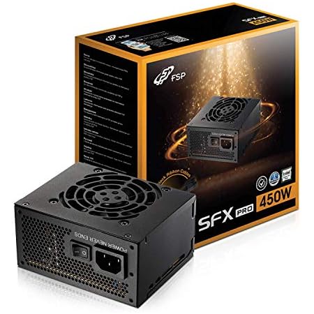 FSP 450W Mini ITX Solution/SFX 12V / Micro ATX 80 Plus Bronze Certified Power Supply (FSP450-50SAC)