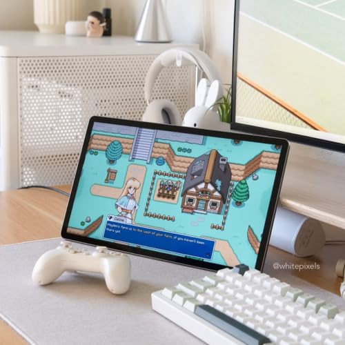 Image of SOTSU FlipAction Touch 14 inch Premium Portable Monitor SFA14TCMG | FHD IPS Pivoting Dual Laptop Screen | Touchscreen for Cellphone, Gaming, and Travel | PC, Chrome, Android, DeX Compatible