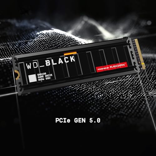 WD SN8100 WDS400T1XHM 00CMT0 SSD chiffré 4 To interne .2 2280 PCI Express 5.0 x4 NVMe TCG Opal Encryption 2.02 dissipateur de chaleur intégré - vue 4