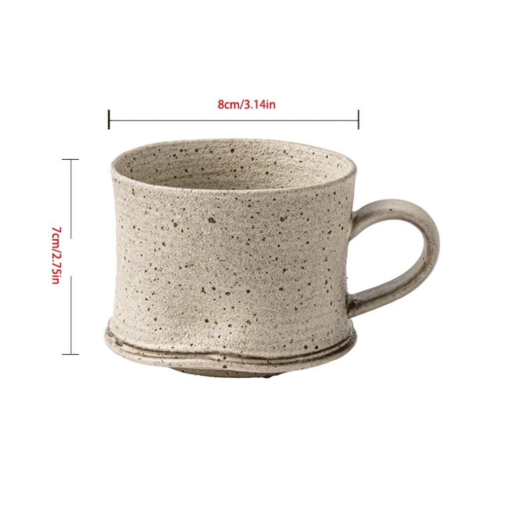 Tazas Cafe Taza De Café Con Leche Gres Hecha A Mano, Alta Gama Mug Cups