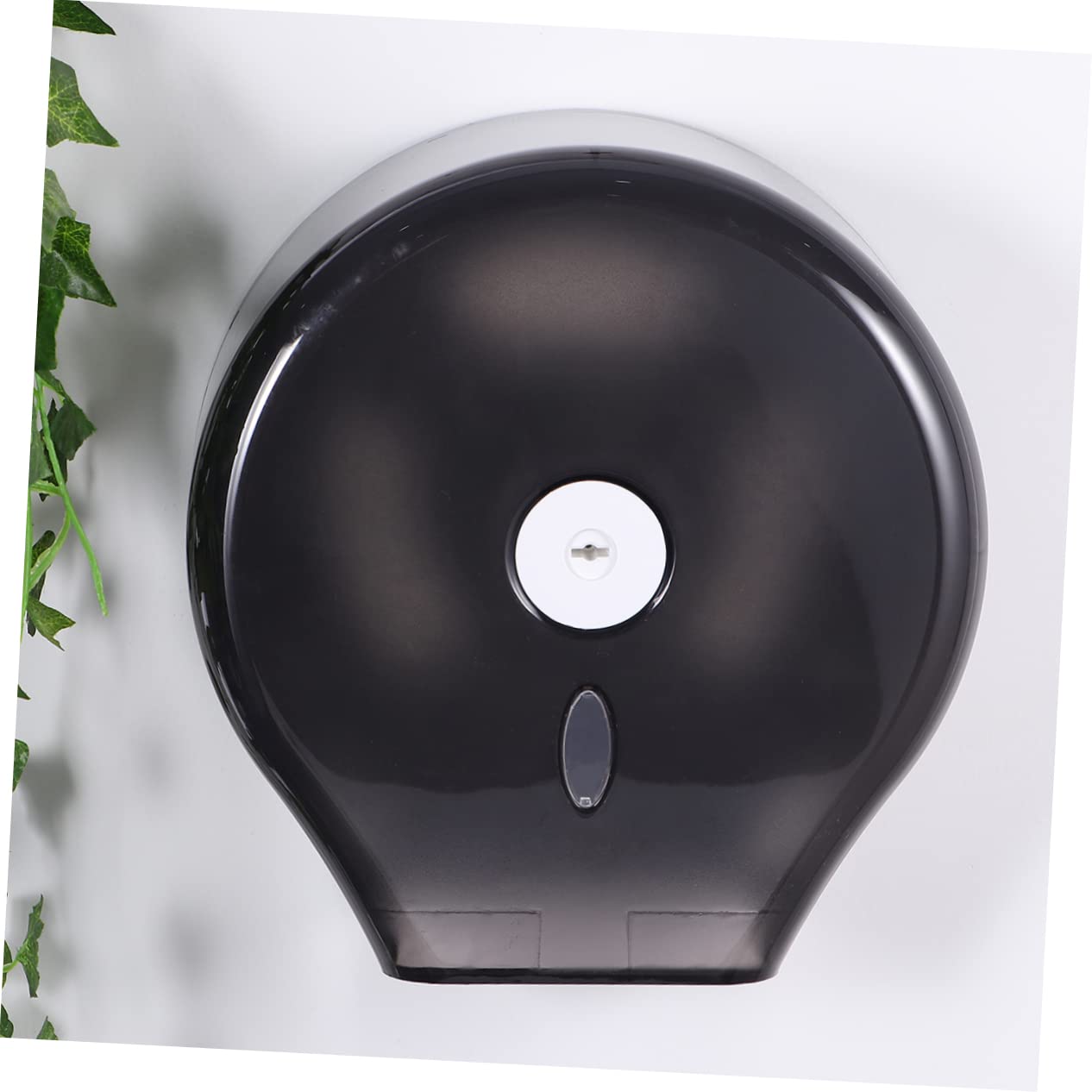 Wandmontierter Rollenpapierhalter Mit Fach Schwarz Runder Papierspender Für Badezimmer Toilette Geeignet Für Öffentliche Plätze Wie Hotels Büros Und Schulen
