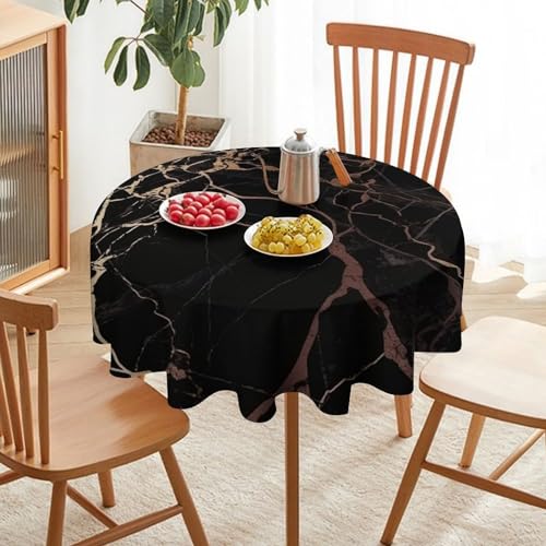 Nappe de table ronde lavable en machine pour protéger votre mobilier - 6