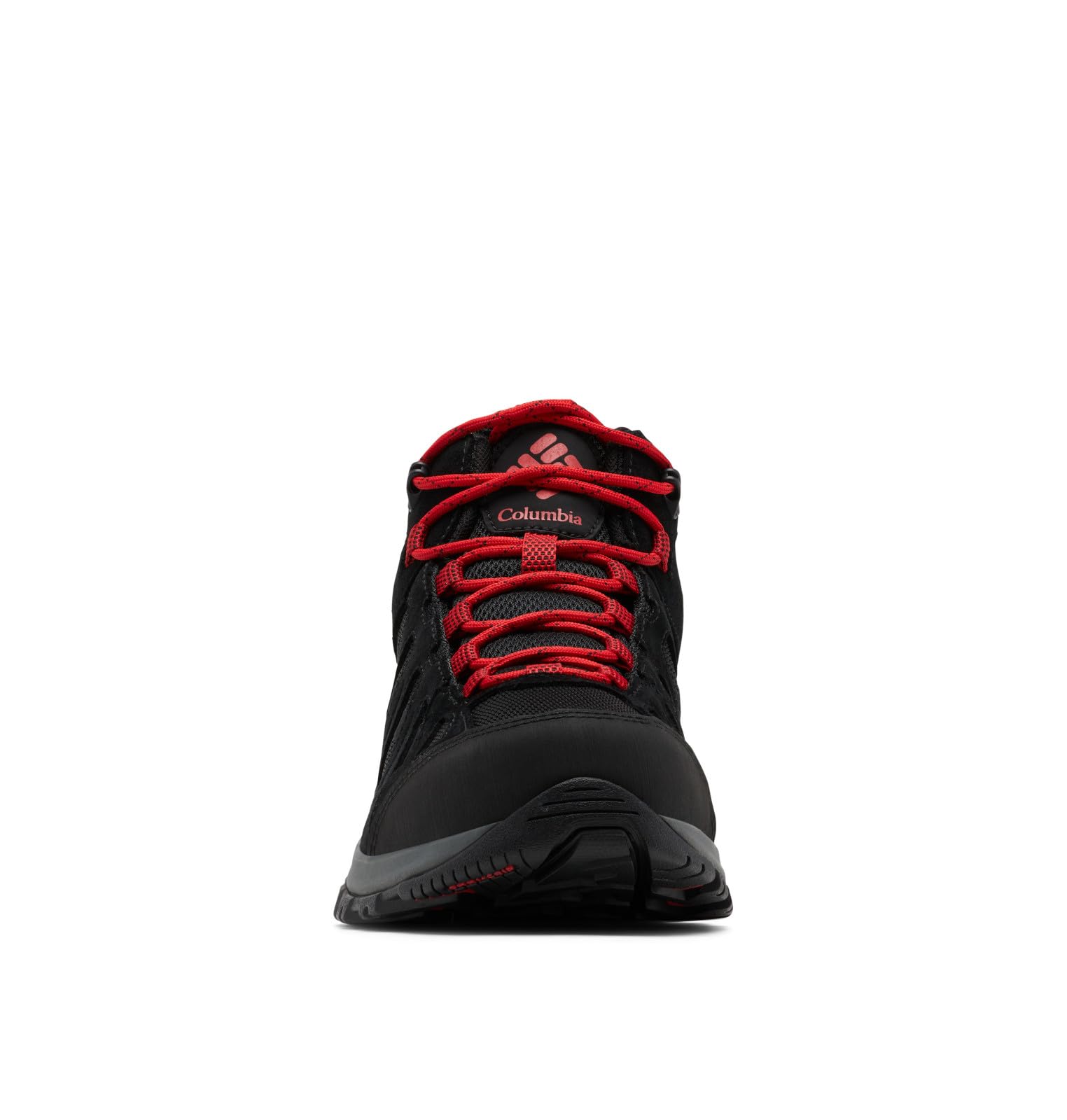 Columbia REDMOND III MID WATERPROOF Chaussures Montantes De Randonnée Et Trekking imperméables Homme, Noir (Black x Mountain Red), 42 EU