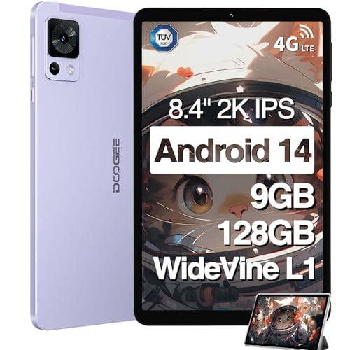 DOOGEE T20 Mini Tablet 8.4 Pulgadas, Android 14, 9GB RAM + 128GB ROM/TF 1GB, con 1920x1200 FHD+...