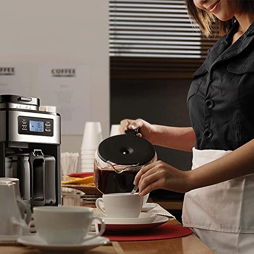 cvhtroe Espresso-Kaffeemaschine mit schäumendem Milchschaumstab, 1000 W Hochleistungs-Auslaufsichere 1,2-l… – Bild 3