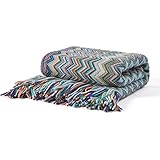 Super weiches Material– mit den Maßen 120 x 170cm ist unsere böhmische Decke perfekt zum Kuscheln und Entspannen auf dem Sofa und hält Sie warm und bequem.