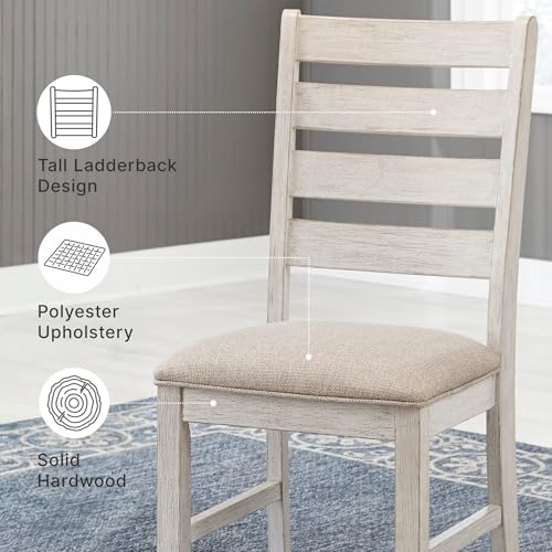 Image of Signature Design by Ashley Skempton Farmhouse Dining Chairs Set of 2, White