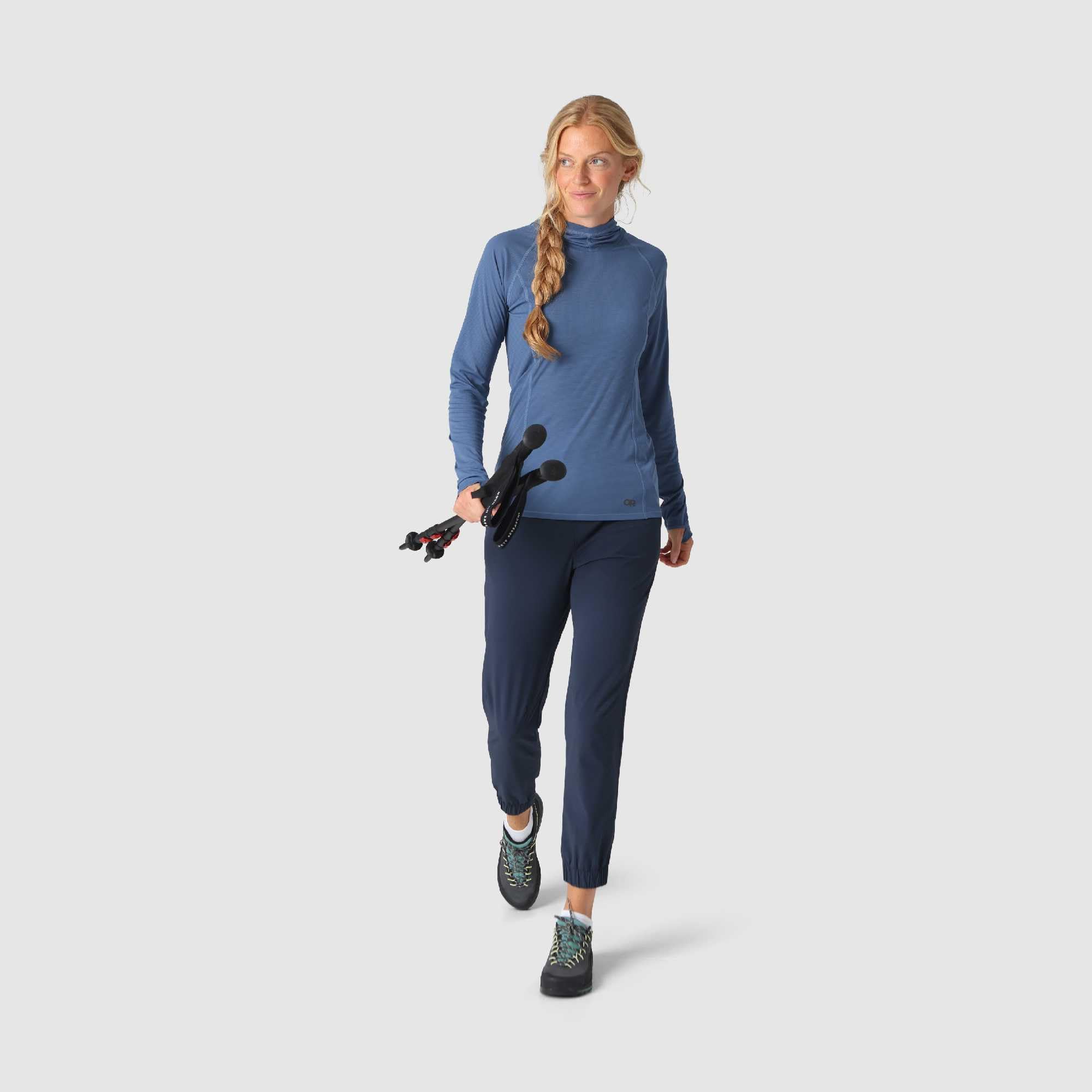 Outdoor Research Echo Chemise de randonnée à Capuche pour Femme