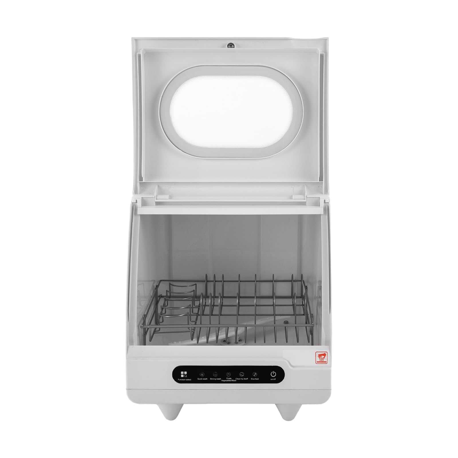 Mini-lave-vaisselle de plan de travail portable silencieux 2 programmes de lavage