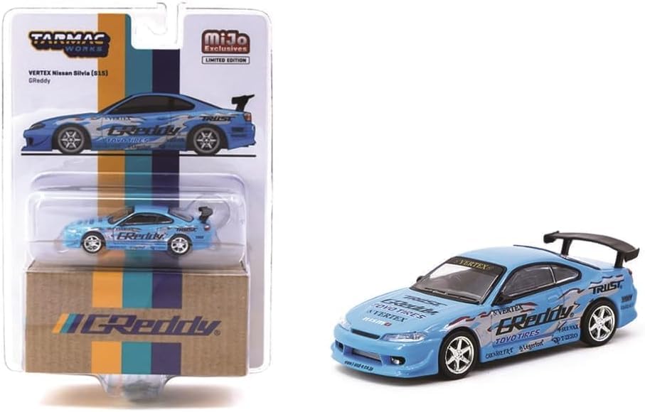 Amazon.com: Vertex Silvia (S15) G-Reddy Limited Edition 1:64 Scale
