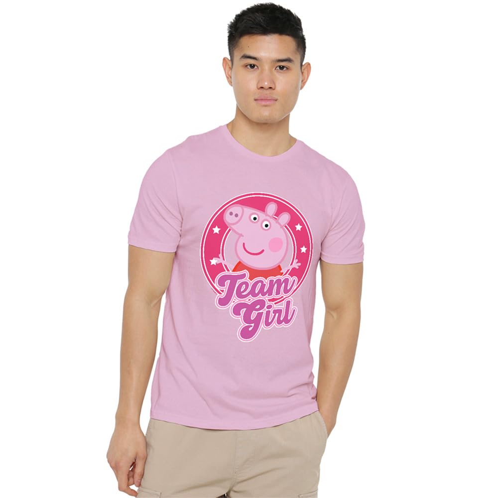 Hasbro Peppa Pig Team Girl T Shirt - Light Pink - M