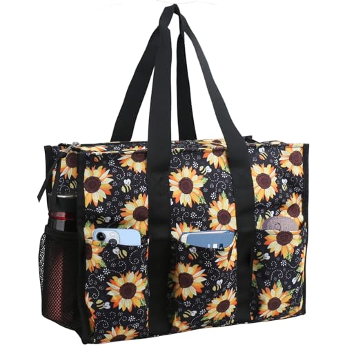 Image of Nurse Bags for Work Nursing Bag Multiple Pockets Waterproof Organizing Zip Top Clinical Bag for Nursing Students Home Health