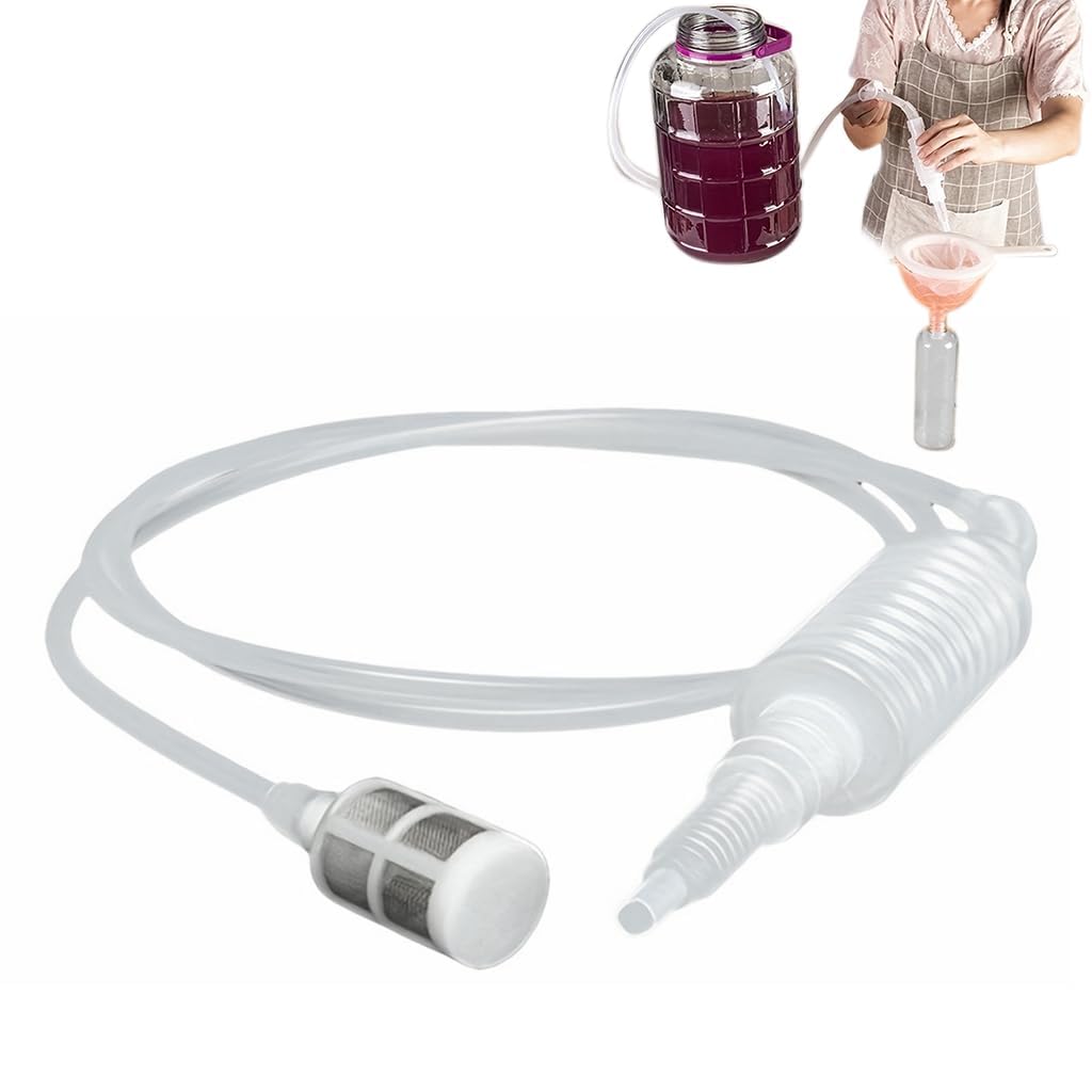 COLBEX® Brewing Making Tool Home Brewing Siphon Hose 1.6m, Wine Beer Making Tools Wine Winemaking Tools for Water Changing in Small Fish Tanks, Home Brewing, Liquid Transfer, Oil Transfer-image-4