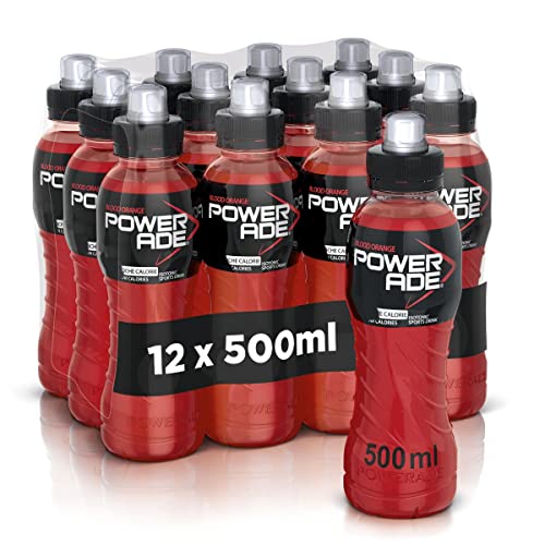Powerade Blood Orange Sport Drink – 12 Bottiglie da 500 ml,...