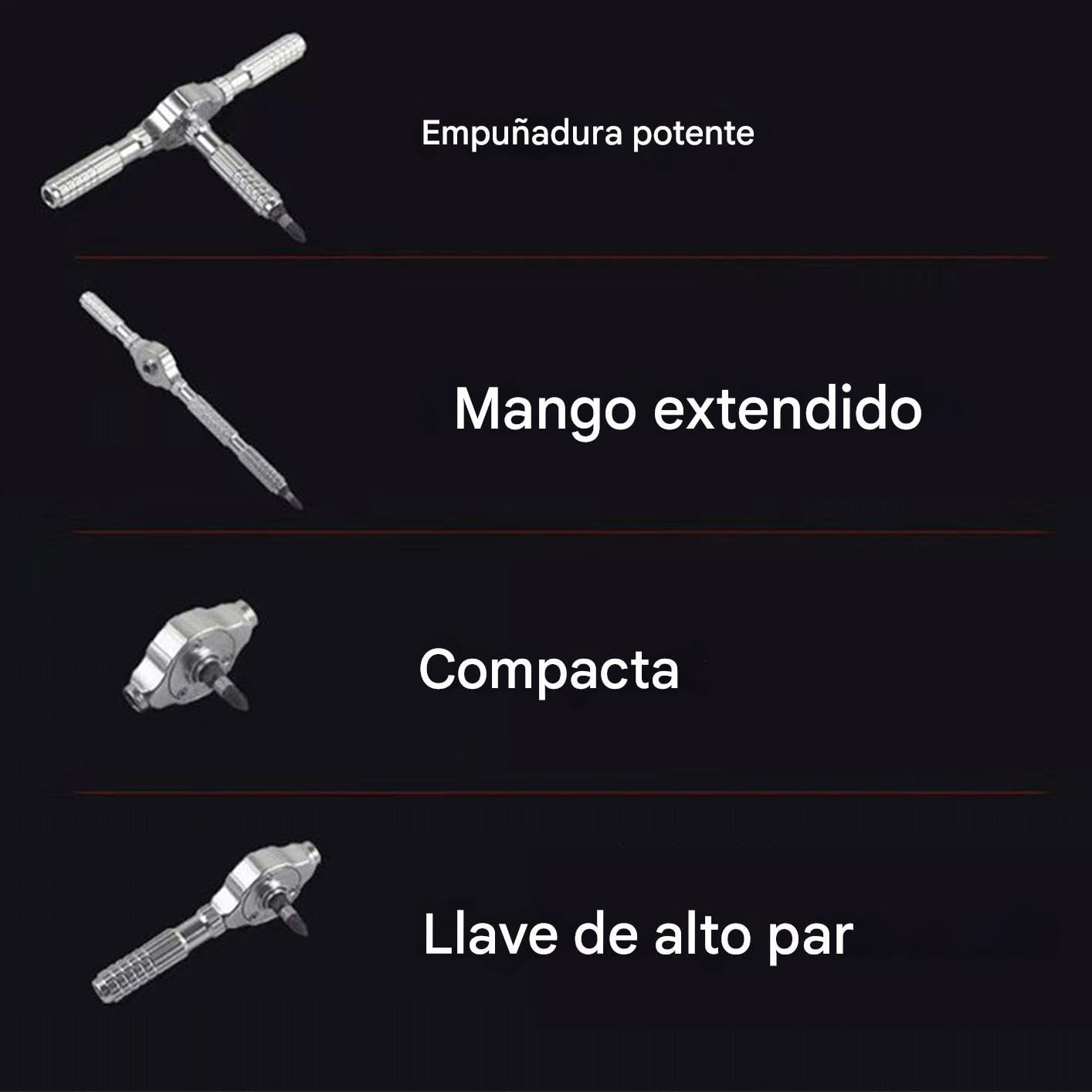 Juego De Destornillador Con Trinquete,Puntas De Precisión Con Imán, Mango Extraíble Y Estuche - Kit De Reparación Para Hogar Bicicleta Reloj Gafas Electrónicos