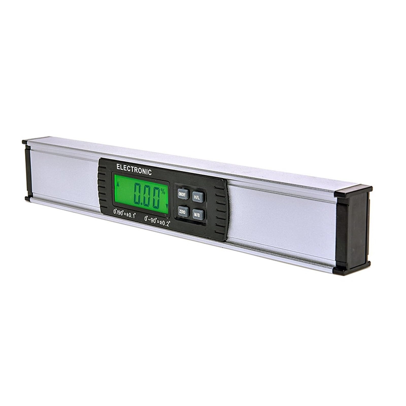 1 x cyfrowy kątomierz, kątomierz, elektroniczny, poziomica, 360 stopni, magnetyczny goniometr, kąt (400 mm z magnesem)