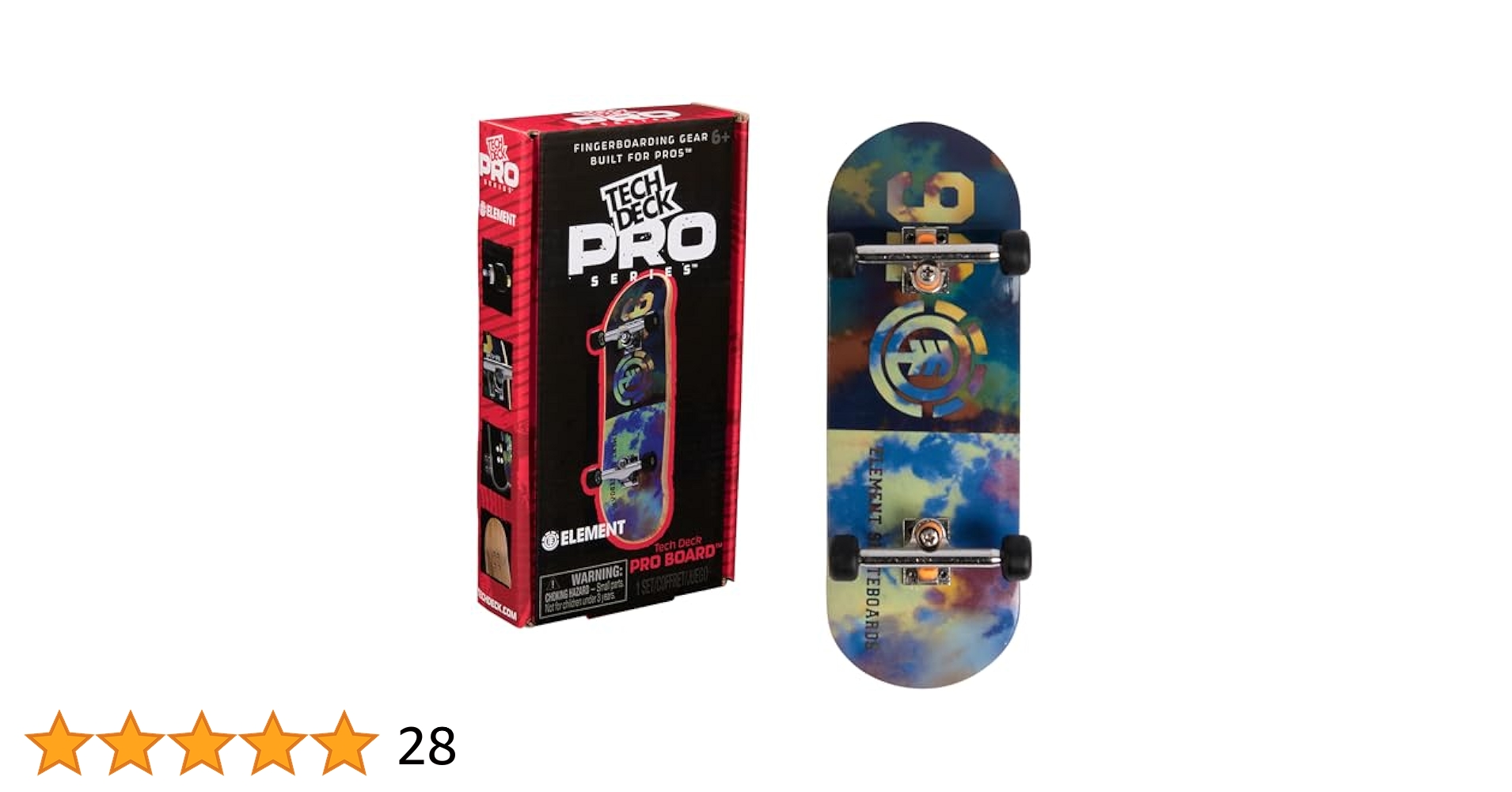 スケボーセット　キッズ　ELEMENT/PRO-TEC Amazon.co.jp: TECH DECK(テックデッキ) Element Proシリーズ