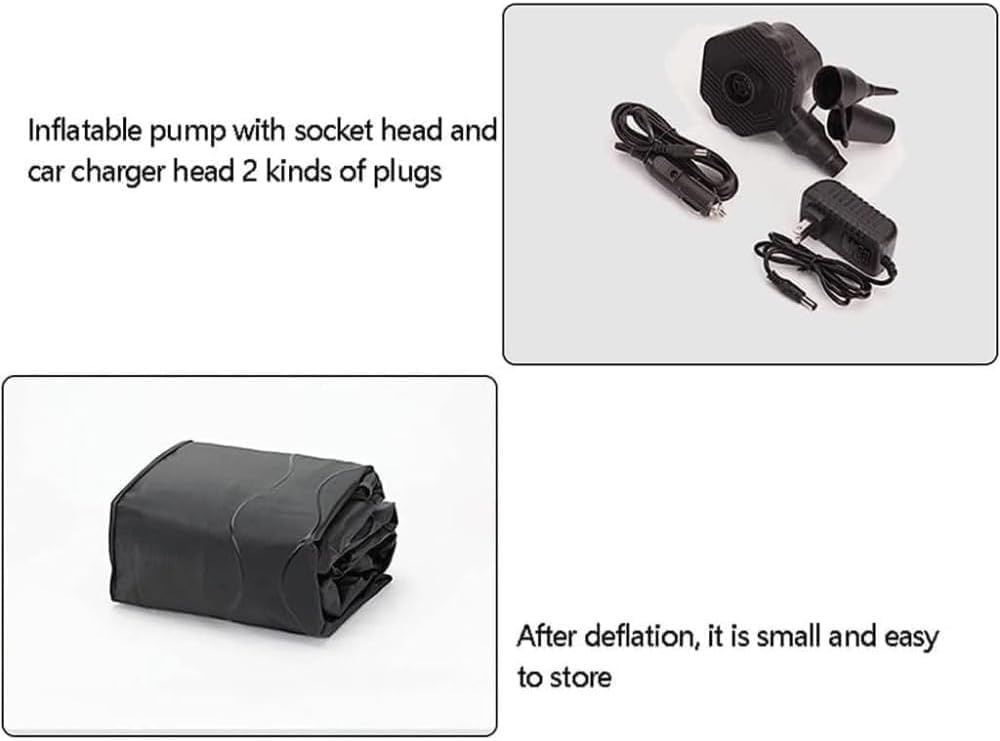 Colchón Inflable para Coche para Ford Kuga 2019-2023 2024 2025,Portátil y Plegable Colchón de Aire para Asiento Trasero,Cómodo y Duradero Viaje Accesorios,E