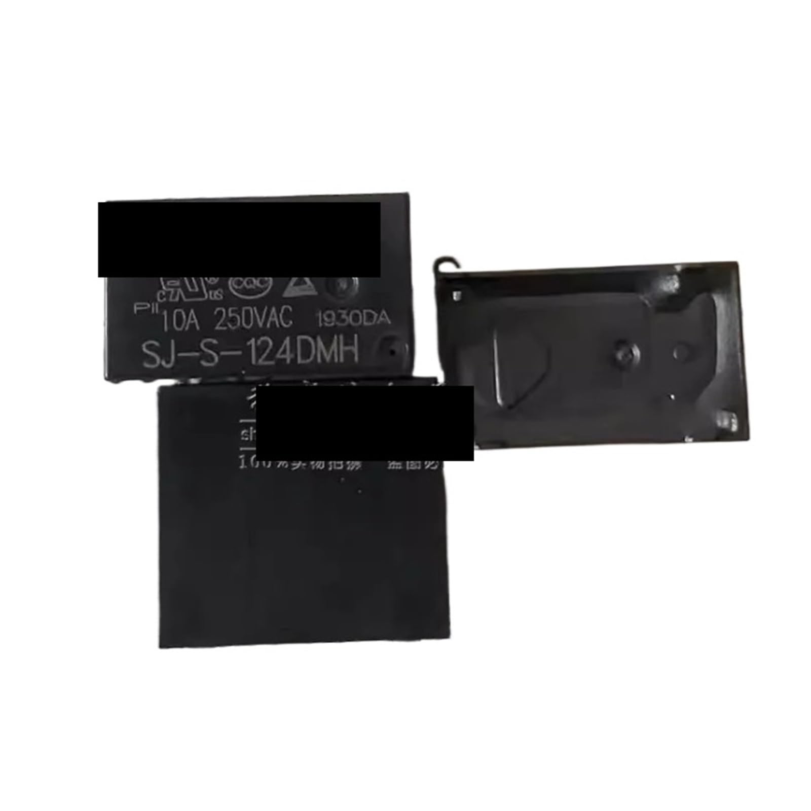 Relé SJ-S-124DMH 10A con bobina 24VDC conmutador de 4 pines para automatización y placas PCB